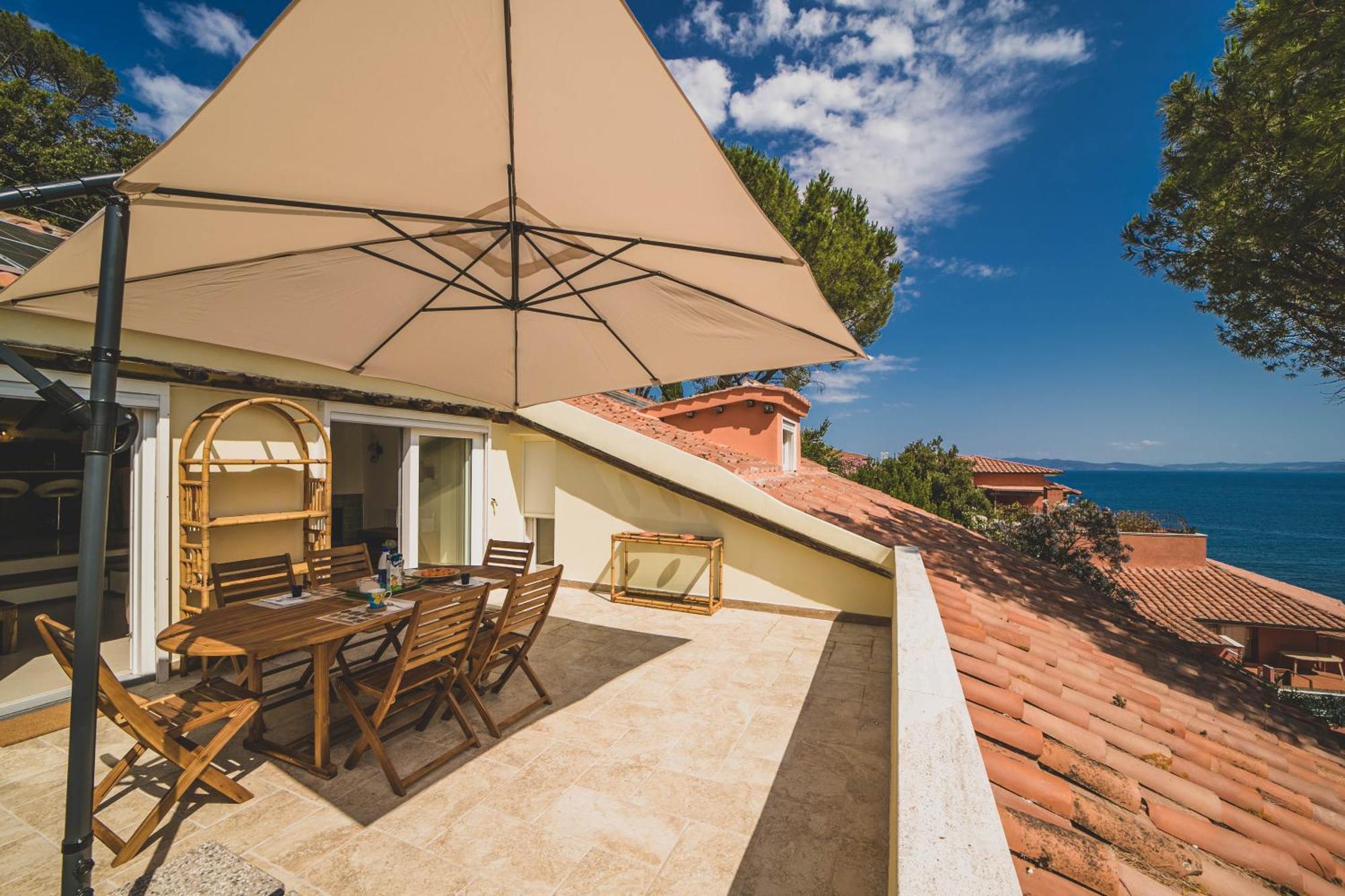 Affitti Brevi Toscana - La Terrazza Sul Mare Порто Санто Стефано Экстерьер фото